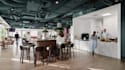 redesign restaurant interior 3d rendering, cafe, 2d plan,bar,3d furniture layout