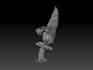3d white model and next generation model