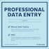 process excel sheet and PDF data entry past