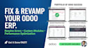 fix resolve odoo errors or revamp your odoo website