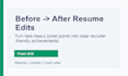 polish and proofread your resume and linkedin profile