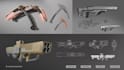 design 3d sci fi vehicle and weapon concepts