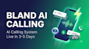 build a bland ai calling system and integrate it with your web application CRM