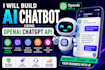 build ai chatbot using openai chatgpt API