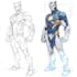 superhero character for comics