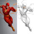 superhero character for comics