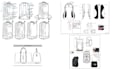 design handbag, bag, backpack,  luggage and tech pack