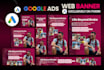 design google display ads banner, affiliate banner ads, website banner