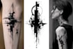 custom an abstract black tattoo design
