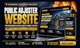 build public adjuster website for insurance claim leads and funnel system