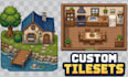 create custom pixel art tilesets and game environment assets