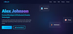 create a modern portfolio website