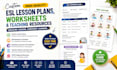 create custom esl lesson plans, worksheets, and teaching resources