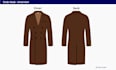 create a professional fashion tech and flat sketch