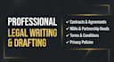 draft professional legal documents and agreements