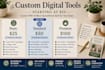 create a printable PDF planner tracker or micro spreadsheet