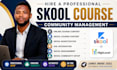 build monetized skool community, online course, and ghl integration