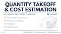 do quantity takeoff, material takeoff and construction cost estimation