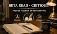 beta read, critique, and provide feedback on your writing proofreading