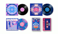 create a psychedelic illustrated album cover