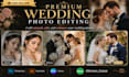 do professional wedding photo editing