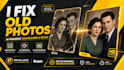 old photo restoration and editing