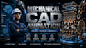 create 3d cad architectural visualization product render machine animation video