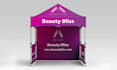 design canopy tent, table cover and flag your exhibition
