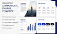 create powerpoint presentation, pitch deck and slides