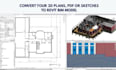 convert your 2d plans, PDF or sketches to revit bim model