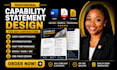 design your government contracting capability statement professionally