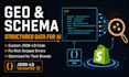 do generative engine optimization GEO and schema for tech brands