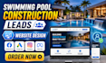 swimming pool leads pool cleaning construction website swimming pool website