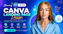 canva landing page, canva website, canva website design