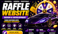 raffle website giveaway website competition website event website raffle website