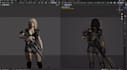 character game rigging, game props rigging, unreal engine rig 3d model animation