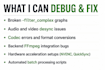 test and debug your ffmpeg pipeline and script to make it stable