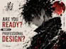 create dark aesthetic anime character art with cinematic poster design using ai