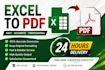 convert excel to pdf files
