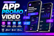 make app promo video for mobile app, saas, websites, and software