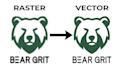 manual vector tracing vectorize and recreate logo