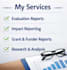 write a professional evaluation or impact report