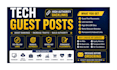 do manual blogger outreach for tech backlinks and guest post