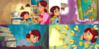 create whimsical childrens book illustrations