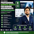 create a business website required for bank account opening