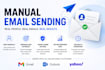 manually send emails one by one with personalization