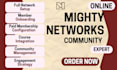 create online course community and membership on mighty networks