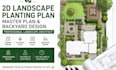 do 2d landscape planting plan master plan design as landscape architect