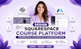 design squarespace membership website course dashboard automation