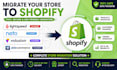 migrate lightspeed, neto, able commerce, volusion store to shopify website